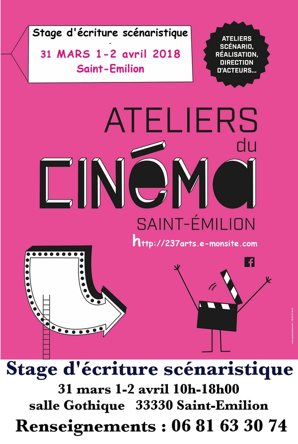 Atelier du cinéma à Saint-Emilion