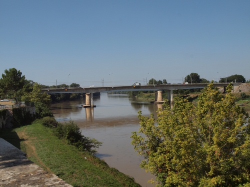 L'unique pont sur La Garonne à Langon