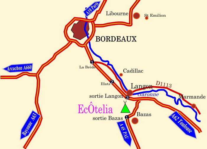 Cliquez pour agrandir la carte détaillée du domaine EcÔtelia