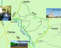 Balade de Prechac - Château de Cazeneuve