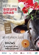 Affiche Fête des boeufs gras 2025 à BAZAS le 27/02/2025