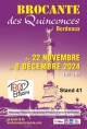 Affiche Foire Antiquité Brocante de Bordeaux 2024 à BORDEAUX du 22/11/2024 au 08/12/2024