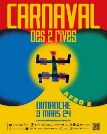 Affiche Carnaval Des 2 Rives 2024