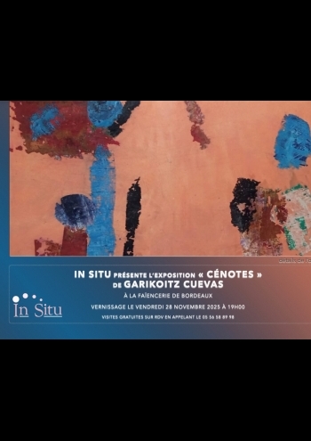 Affiche L'exposition Cénotes de Garikoitz Cuevas 2025