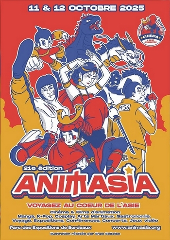 Affiche festival animasia 2025