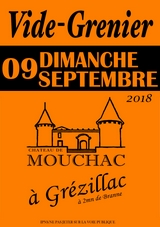 Vide grenier au Château de Mouchac 9 septembre 2018