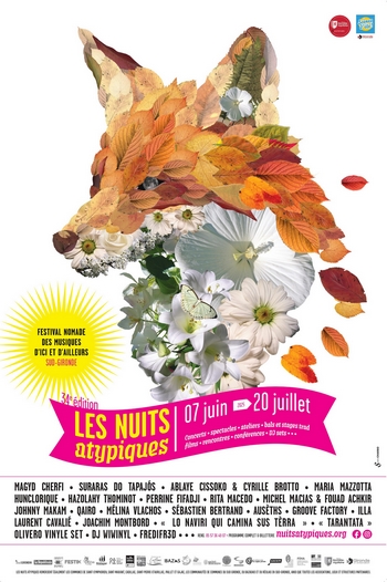 Affiche festival des Nuits Atypiques 2025