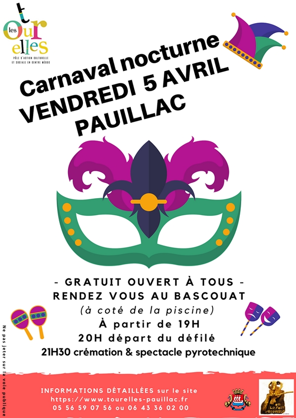 Programme Carnaval Pauillac 2019
