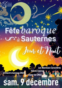 Affiche Fête baroque à Sauternes décembre 2023