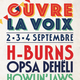 Affiche Festival Ouvre la Voix 2022 à BEGLES du 02/09/2022 au 04/09/2022