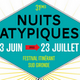 Affiche Festival Les nuits atypiques 2022 en sud-gironde du 03/06/2022 au 23/07/2022