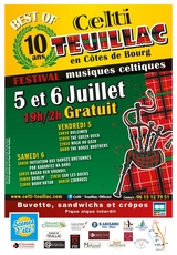 TEUILLAC  : Festival Celti'Teuillac 2019 en Côtes de Bourg - Gironde