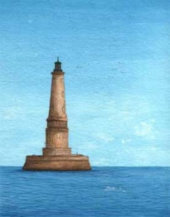 Le phare de Cordouan peinture de Gérald TRON