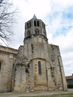 GAILLAN : Eglise de Gaillan-en-Médoc, clocher