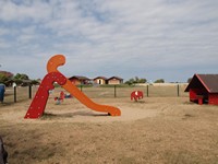 Les jeux de plage pour les enfants au Port de la Hume à Gujan-Mestras