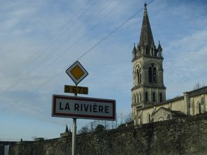 Saint Germain La Rivière: arrivée de nuit